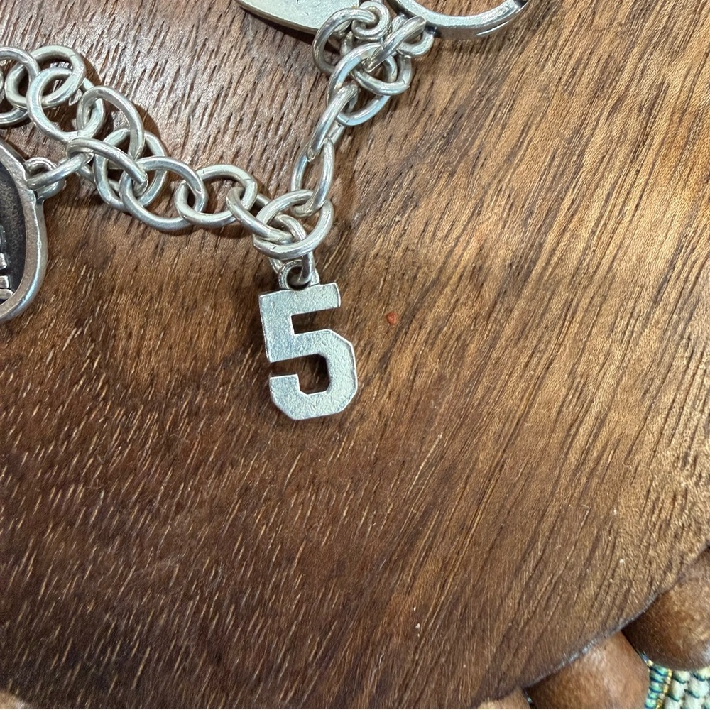 James Avery Ivy League Number 5 Charm